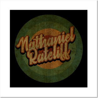 Circle Retro Vintage Nathaniel Rateliff Posters and Art